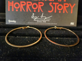 American Horror Story Hotel Original Screen Used Lady Gaga Hoop Earrings Prop