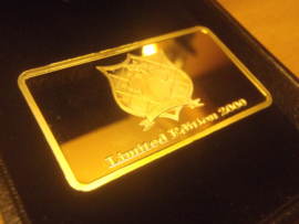 Walt Disney Ducktales The Movie Gold bar 24K LE of 2000