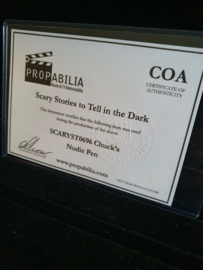 Scary Stories in the Dark Original Screen Used Chuck's Pen Prop