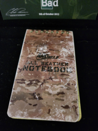 Breaking Bad Original Production Used Hank Gun Caliber Note Pad Movie Prop