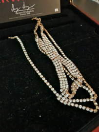 AHS American Horror Story Hotel Original Screen Used Lady Gaga Faux Diamond Necklace Prop