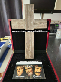 Gangs of New York Original Screen Used Leonardo DiCaprio Wooden Cross Movie Prop