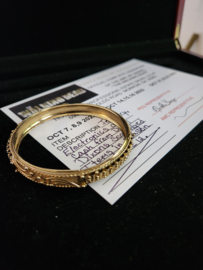 The Walking Dead Original Production Used Daryl Scavenged Gold Bracelet Prop
