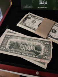 Breaking Bad Original Production Used Walter White Stack of Cash Small Bill Prop