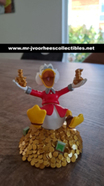 Walt Disney Scrooge McDuck Playing with his Coins Money Figurine Statue