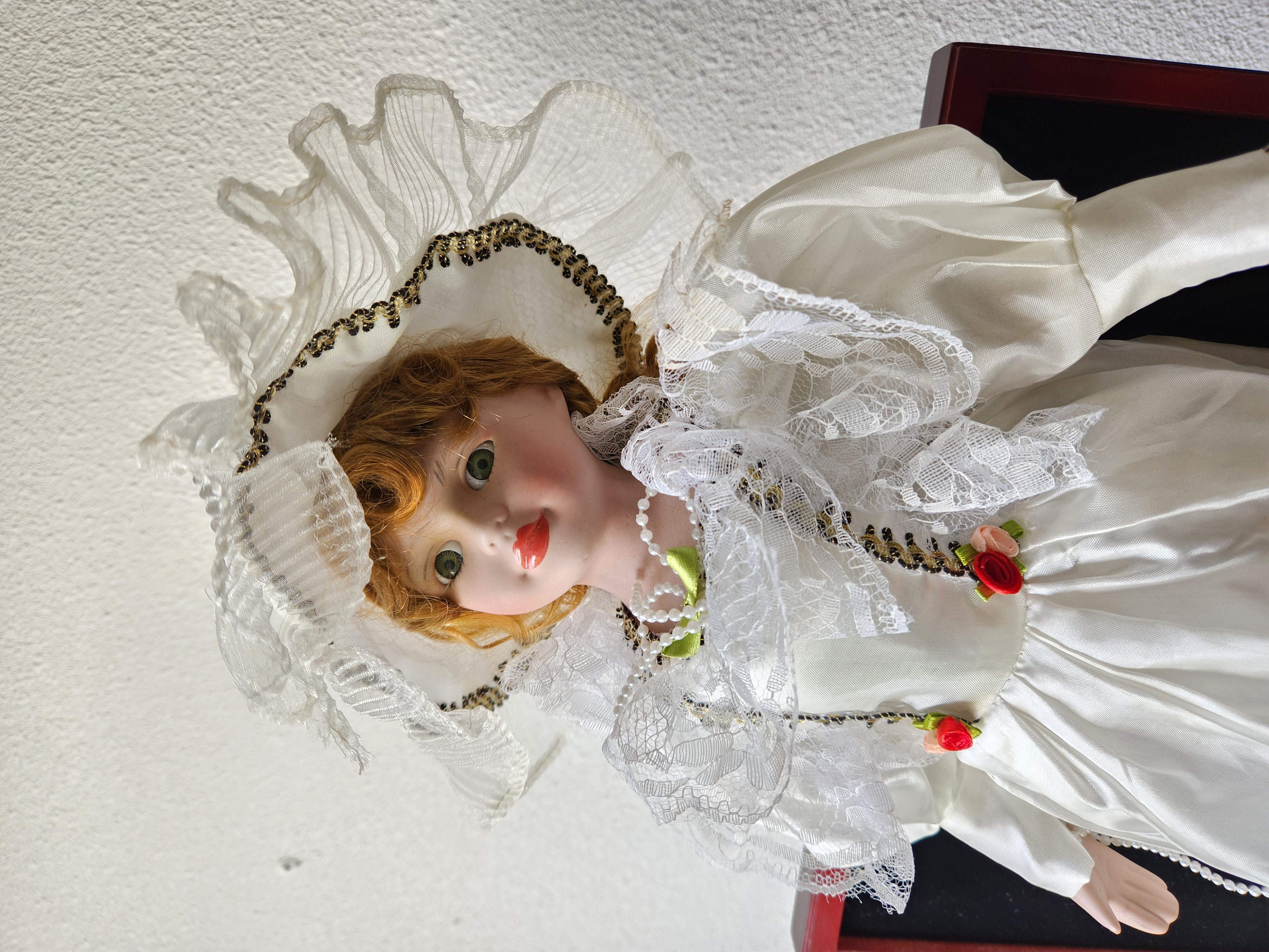 Dolls (1987) Original Production Used Creepy Doll in Wedding Dress Movie Prop