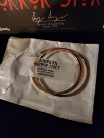 American Horror Story Hotel Original Screen Used Lady Gaga Hoop Earrings Prop