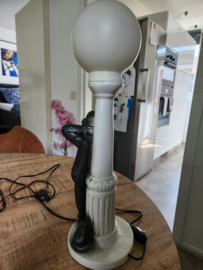Charlie Chaplin Old Vintage Desk Lamp Figurine Statue