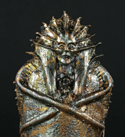 Tom Cruise The Mummy Original Crew Gift Golden Sarcophagus Prop