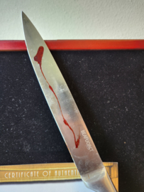 Halloween H20 Original Production Used Michael Myers Bloody Big Knife Movie Prop