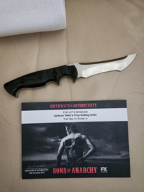 Sons of Anarchy Original Screen Used Jack Teller Jax Gutting Knife Movie Prop