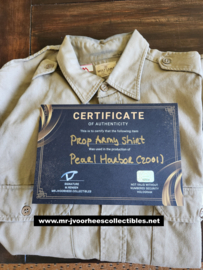 Ben Affleck Pearl Harbor (2001) Original Production Used Army Shirt Movie Prop