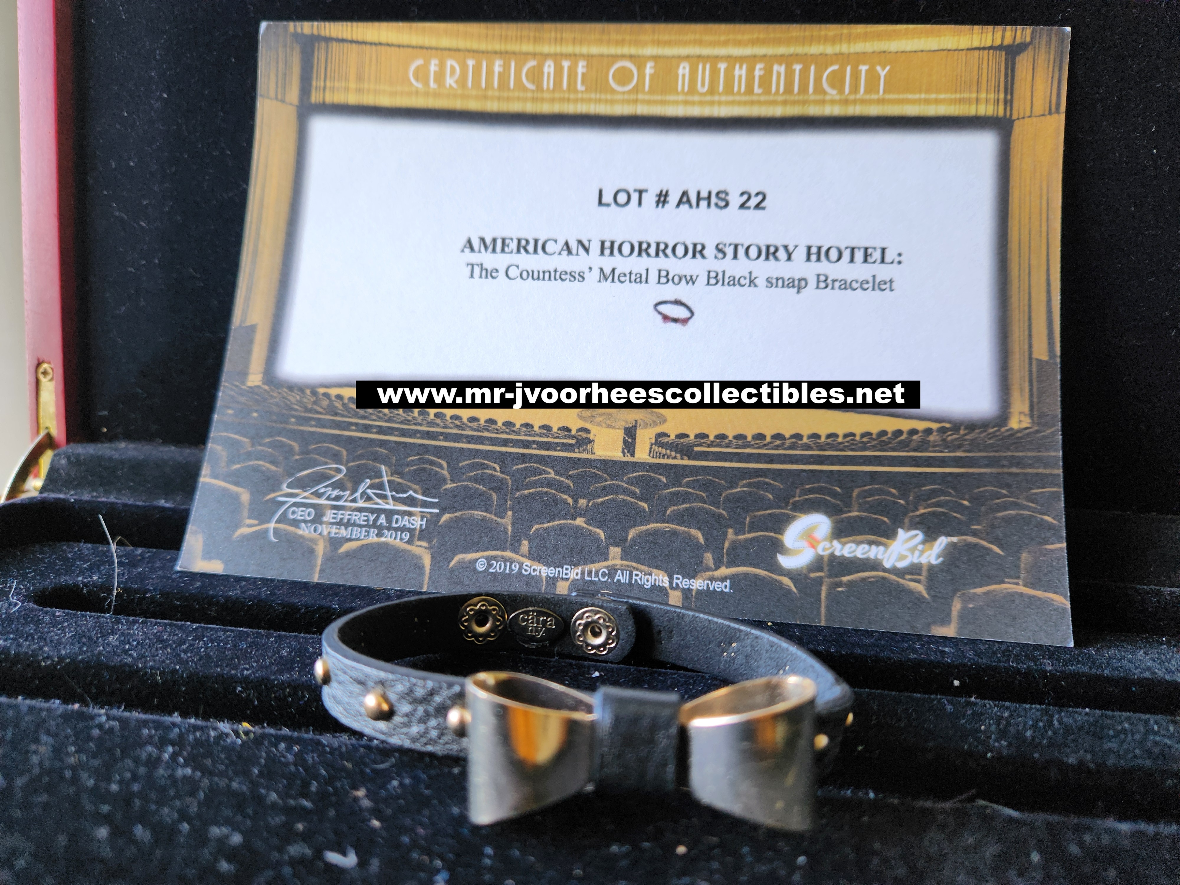 AHS American Horror Story Hotel Original Production Used Lady Gaga Bracelet Prop