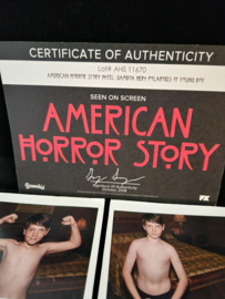 AHS American Horror Story Hotel Original Screen Used Little Boy Polaroids Pictures Set Movie Prop