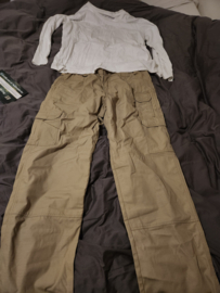 Breaking Bad Walter White Original Screen Used Worn Khaki Pants and Shirt Prop