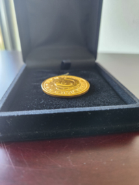 Walt Disney Scrooge McDuck as Astronaut Gold Plated 1970 Coin