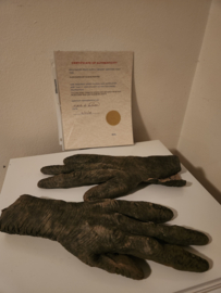 Steven Spielberg Falling Skies 2011 Original Screen Used Lifesize Alien Hands Prop