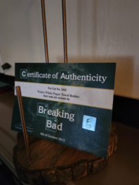 Breaking Bad Original Screen Used Walter White Paper Towel Holder Movie Prop