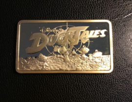Walt Disney Ducktales Gold bar 24K Limited Edition of 2000