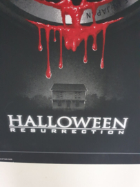 Michael Myers Halloween Resurrection Original Limited Movie Poster LE 12 Black