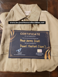 Ben Affleck Pearl Harbor 2001 Original Production Used US Army Shirt Movie Prop