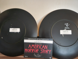 American Horror Story Hotel Original Screen Used Lady Gaga Christmas Plates Prop