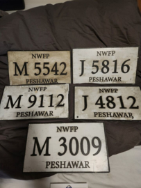 Resident Evil The Final Chapter Original Screen Used License Plates Movie Prop