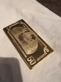 Walt Disney Scrooge McDuck $50 Hard Life Gold LE of 150 Money Bin Bar