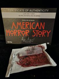 AHS American Horror Story Hotel Original Screen Used Lady Gaga Red Earrings Prop