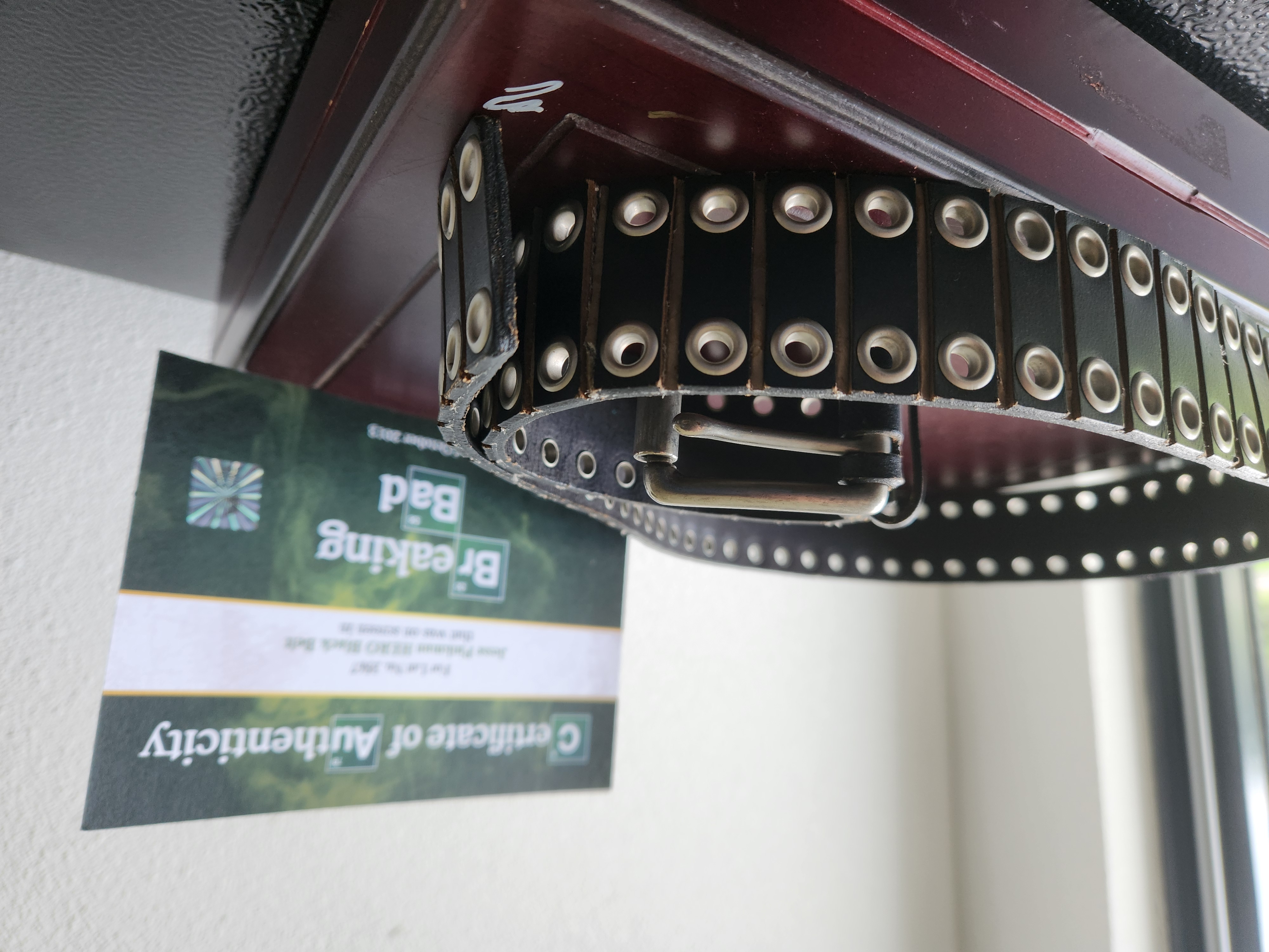 Breaking Bad Original Screen Used Jesse Pinkman Calvin Klein Black Belt Prop