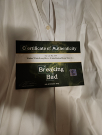 Breaking Bad Original Production Used Walter White Long Sleeve Button Shirt Prop
