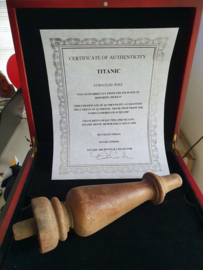 Titanic Original Screen Used Piece of Furniture Post Movie Prop