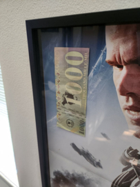 Matt Damon Elysium Original Screen Used Banknote Movie Prop