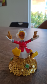 Walt Disney Scrooge McDuck Playing with his Coins Money Figurine Statue