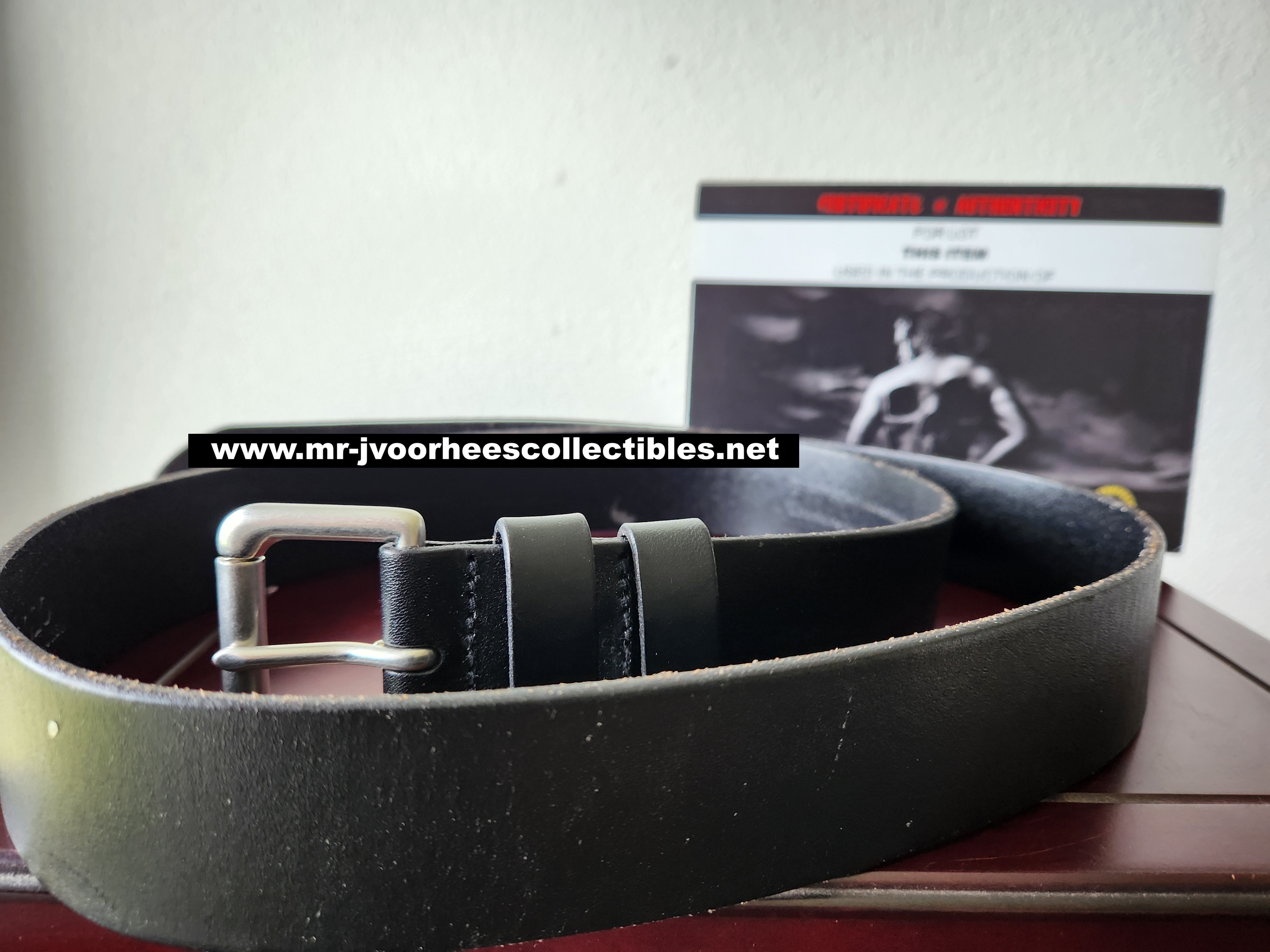 SOA Sons of Anarchy Original Production Used Clay Black Leather Belt Movie Prop