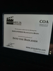 Into the Badlands Original Screen Used Lotus Knife Movie Prop