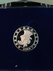 Walt Disney Scrooge McDuck Numbero Uno LE of 3000 Silver Coin