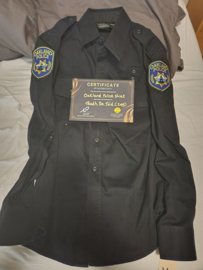 Apple TV Truth Be Told 2019 Original Screen Used CSU Police Shirt Movie Prop