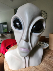 Alien Roswell Area 51 Lifesize Alien Bust Figurine Statue