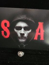 Sons of Anarchy SOA Original Screen Used Clay Small Reaper Ring Movie Prop