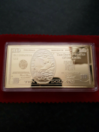 Walt Disney Scrooge McDuck $10 Sport of Tycoons Gold LE of 150 Bar