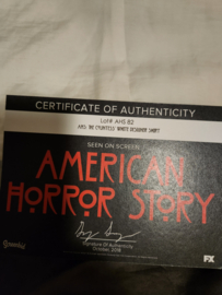 AHS American Horror Story Hotel Original Screen Used Lady Gaga White Designer Shirt Prop