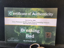 Breaking Bad Original Screen Used Jesse Pinkman Weed Trimming Scissors Prop