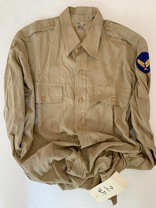 Ben Affleck Pearl Harbor Original Production Used US Army Air Corp Shirt Prop