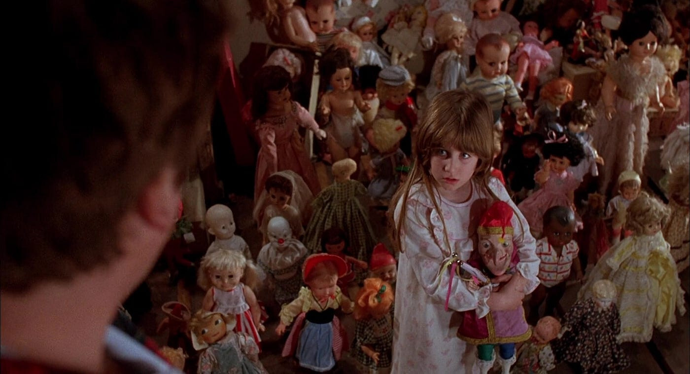 Dolls (1987) Original Production Used Creepy Girl Doll Movie Prop