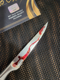 Halloween H20 Original Production Used Michael Myers Bloody Small Knife Prop