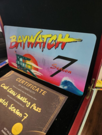 Baywatch Season 7 Original Cast Crew Parking Pass