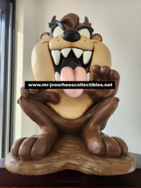 Looney Tunes Tasmanian Devil Taz Sitting Big Vintage Figurine Candy Bowl Statue