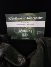 Breaking Bad Original Production Used Walter White Tactical Gloves Movie Prop