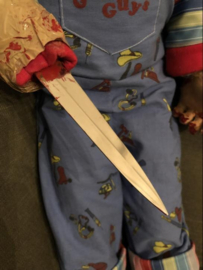 Childs Play 2 Lifesize Chucky Tenoch Art Silicone Bloody Version